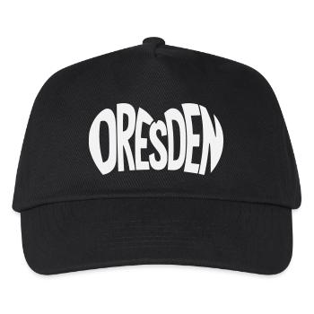 Lettrage Dresde - Casquette de baseball Enfant - noir - Devant