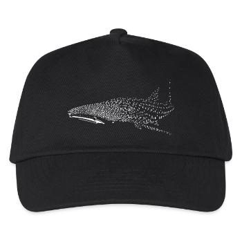 WHALE SHARK - Kinder Basecap - Schwarz - Vorne