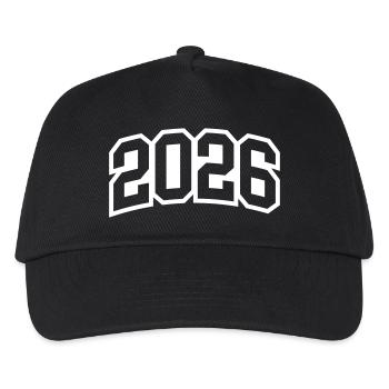 2026 year - Kids’ Baseball Cap - black - Front