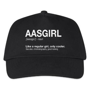 Analyse de spectrométrie d’absorption atomique AAS Girl - Casquette de baseball Enfant - noir - Devant