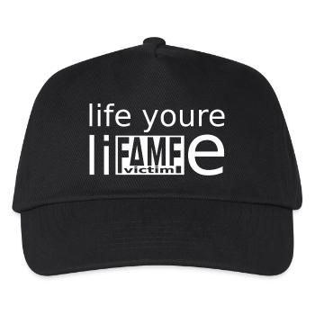 Fame Victim Shirt – Live Your Lie Statement - Kids’ Baseball Cap - black - Front