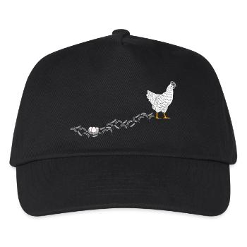 Chicken Whisperer Chicken Chicken Keeper Chickens - Kids’ Baseball Cap - black - Front
