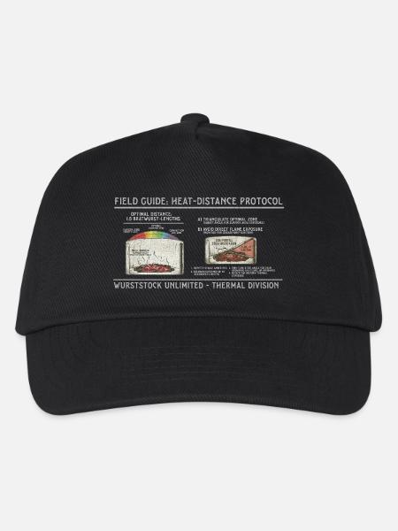 Sausage Heat Distance Protocol - Kids’ Baseball Cap - black