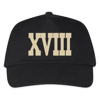 Roman numerals - Kids’ Baseball Cap - black - Front