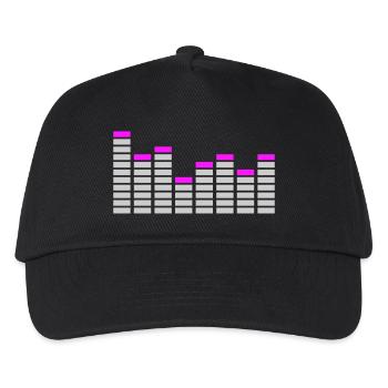 Equalizer / equaliser - Kinder Basecap - Schwarz - Vorne