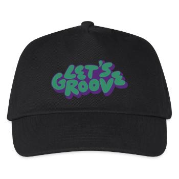 Let's groove - Casquette de baseball Enfant - noir - Devant