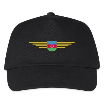 Aserbaidschan Design – Für Fans & Reisende - Kinder Basecap - Schwarz - Vorne