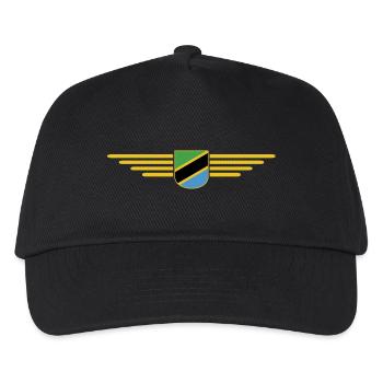 Tansania T-Shirt für echte Fans - Kinder Basecap - Schwarz - Vorne