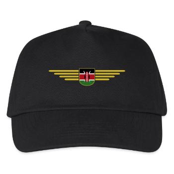 Nairobi Design für Kenia-Liebhaber - Kinder Basecap - Schwarz - Vorne