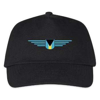 Bahamas fans: Tropical design - Kids’ Baseball Cap - black - Front