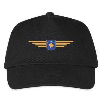 Kosovo Fan T-Shirt Design - Kids’ Baseball Cap - black - Front