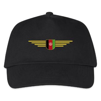 Afghanistan Design – Pride and Culture - Kids’ Baseball Cap - black - Front