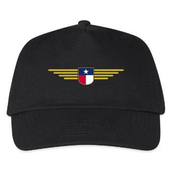 Texas Fan T-Shirt – Lone Star Style - Kids’ Baseball Cap - black - Front