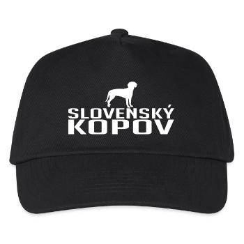SLOVENSKY KOPOV Hunderasse Wilsigns Hunde Hund - Kinder Basecap - Schwarz - Vorne