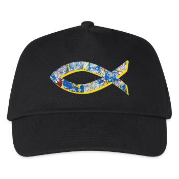 fisch ichthys e 205 - Kids’ Baseball Cap - black - Front