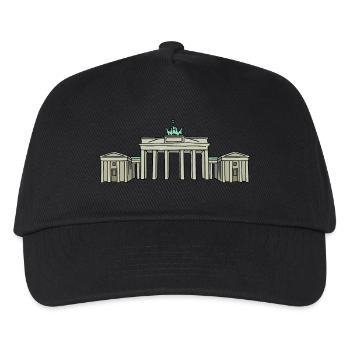 Brandenburger Tor BERLIN - Kinder Basecap - Schwarz - Vorne