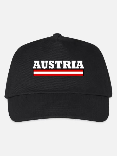 Austria - Kids’ Baseball Cap - black