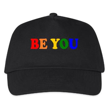 Be you - Kids’ Baseball Cap - black - Front