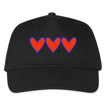 VALENTINSTAG. Junggesellinnenabschied. ICH LIEBE DICH. ICH LIEBE DICH. LIEBE - Kinder Basecap - Schwarz - Vorne