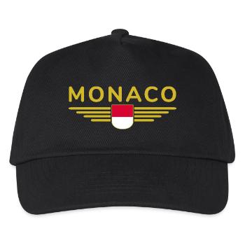 Monaco Design – Le style pour les fans de la Principauté - Casquette de baseball Enfant - noir - Devant