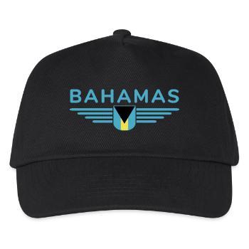 Bahamas fans: Tropical design - Kids’ Baseball Cap - black - Front