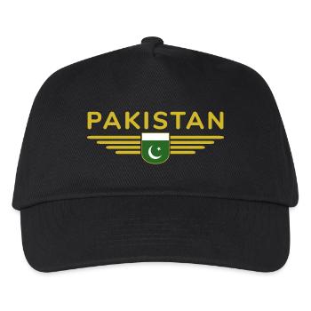 Pakistan Design – Proud of the homeland - Kids’ Baseball Cap - black - Front