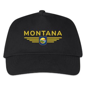 Montana Fan T-Shirt – Parfait pour les fans ! - Casquette de baseball Enfant - noir - Devant