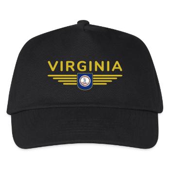 Virginia Fan Shirt – American Spirit - Kinder Basecap - Schwarz - Vorne