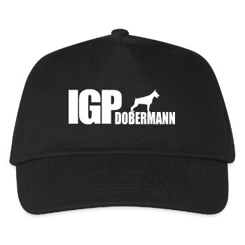 IGP DOBERMANN dog dogs Wilsigns dog sport - Kids’ Baseball Cap - black - Front