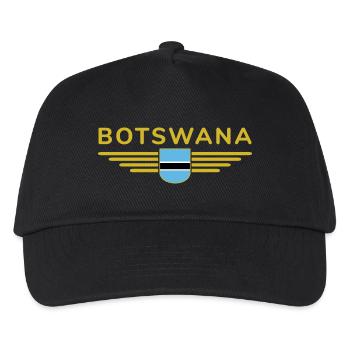 Botswana T-Shirt für Fans - Kinder Basecap - Schwarz - Vorne