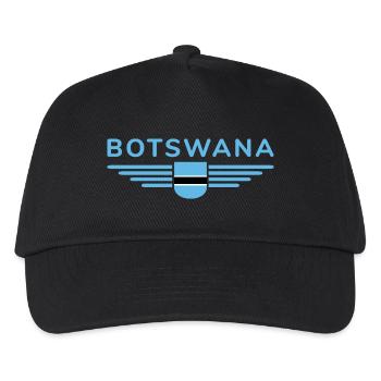 Botswana T-Shirt für Fans - Kinder Basecap - Schwarz - Vorne