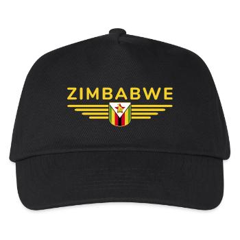 Zimbabwe T-shirt for Africa fans - Kids’ Baseball Cap - black - Front