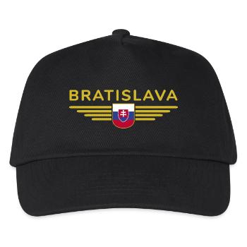 Bratislava, Slovaquie Style Design T-Shirt - Casquette de baseball Enfant - noir - Devant