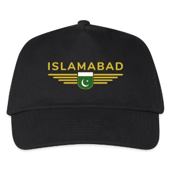 Islamabad Design – Style de la capitale - Casquette de baseball Enfant - noir - Devant