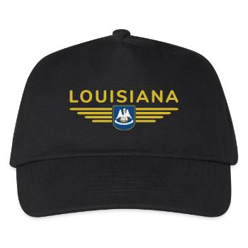 Louisiana Fan T-Shirt – Perfekt für Fans! - Kinder Basecap - Schwarz - Vorne