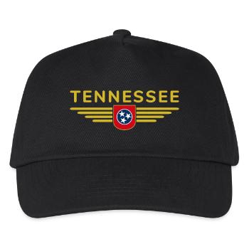 Tennessee Fan T-Shirt – Musik & Heimatliebe - Kinder Basecap - Schwarz - Vorne