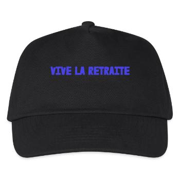 RETIREMENT. HAPPY RETIREMENT. HAPPY RETIREMENT. HEART - Kids’ Baseball Cap - black - Front