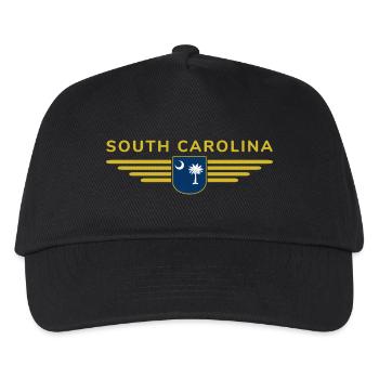 South Carolina Fan T-Shirt – For real fans! - Kids’ Baseball Cap - black - Front
