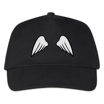 wings - Casquette de baseball Enfant - noir - Devant
