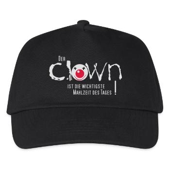Clown gefrühstückt - Kinder Basecap - Schwarz - Vorne