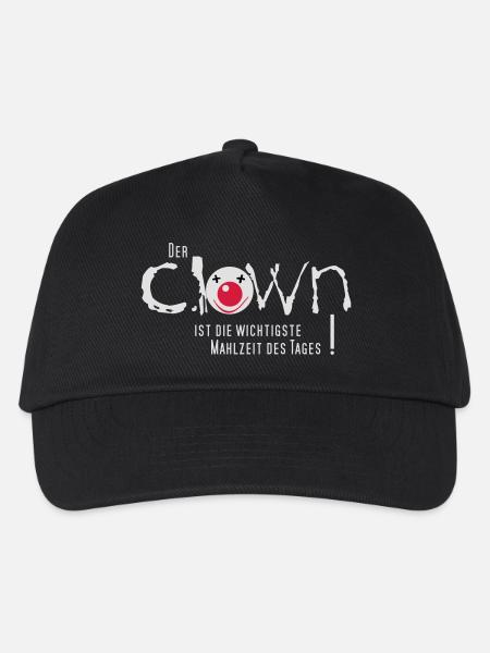 Clown gefrühstückt - Kinder Basecap - Schwarz