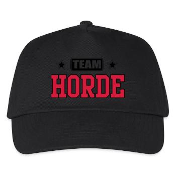 Team Horde - Kinder Basecap - Schwarz - Vorne