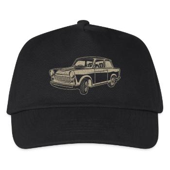 Trabi 601 - Carton de course - Casquette de baseball Enfant - noir - Devant