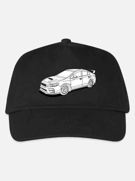 wrx sti white - Kinder Basecap - Schwarz