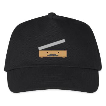 Mr. Grammotache - Kinder Basecap - Schwarz - Vorne