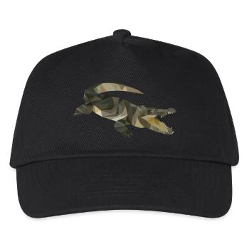 Crocodile - Casquette de baseball Enfant - noir - Devant