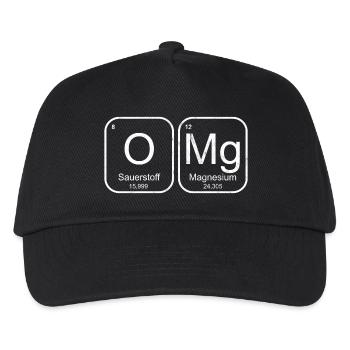 Enseignant OMg éléments de chimie - Casquette de baseball Enfant - noir - Devant