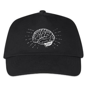 cerveau cerveau cerveau médecine cerveau idée chirurgie - Casquette de baseball Enfant - noir - Devant