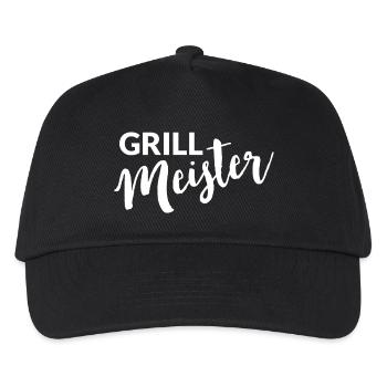 Grillmeister Einfach - Kinder Basecap - Schwarz - Vorne