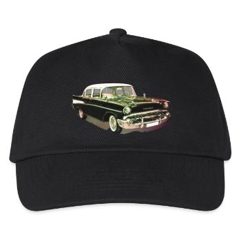 Oldtimer - Kinder Basecap - Schwarz - Vorne